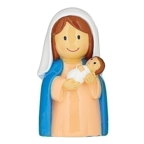 3"H MADONNA AND CHILD FIGURE LITTLE PATRONS