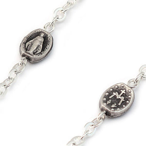 Saint Joseph Black & Silver Rosary
