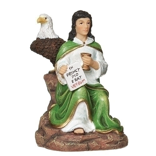 3"H ST JOHN THE EVANGELIST FIGURE; PATRONS & PROTECTORS