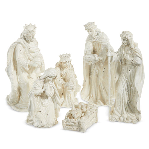 RAZ - 11.5" ANTIQUED MARBLE NATIVITY