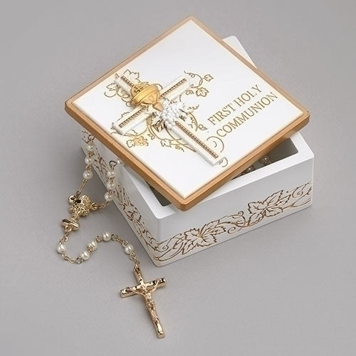 1.75"H 1ST COMMUNION KEEPSAKE BOX