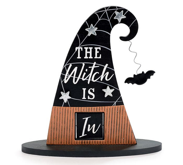 THE WITCH IS IN/OUT SHELF SITTER