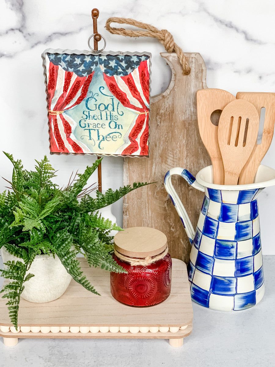 The Round Top Collection Mini Shed His Grace Print THE RED DOOR