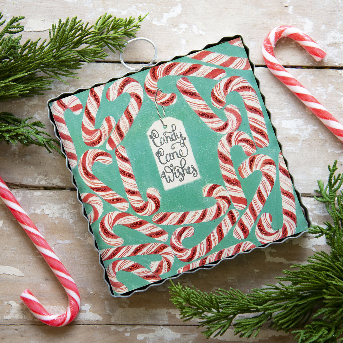 The Round Top Collection - Mini Candy Canes Print