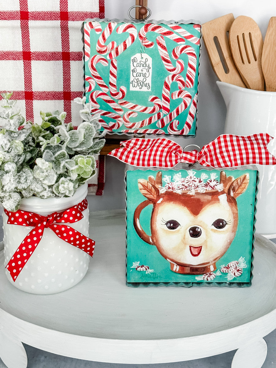 The Round Top Collection - Mini Candy Canes Print
