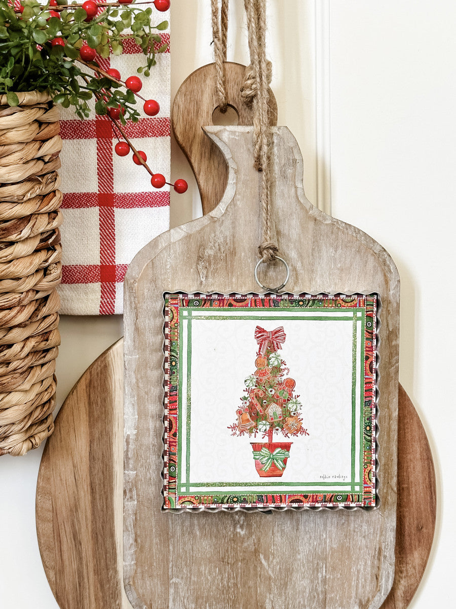 The Round Top Collection Mini Gingerbread Tree Print THE RED DOOR