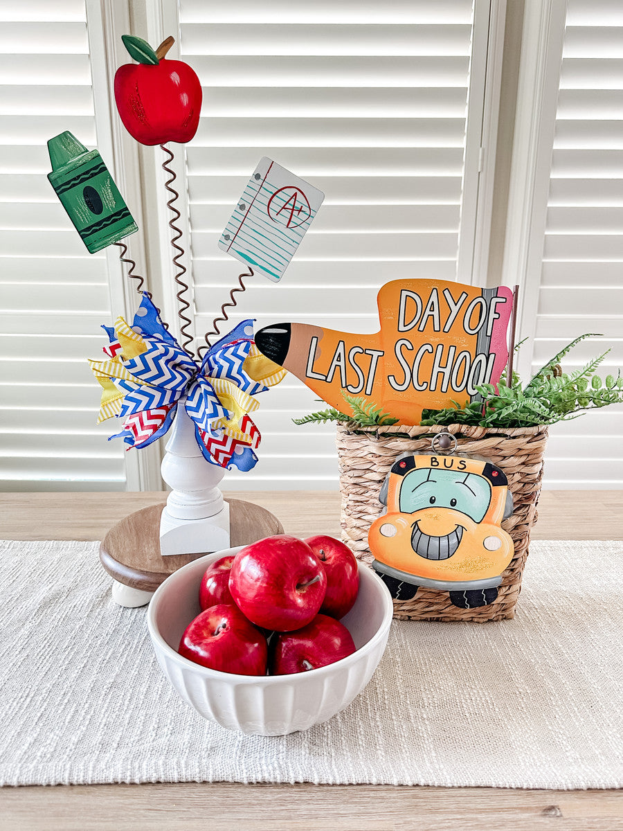 The Round Top Collection - First/Last Day Of School Reversible Flag