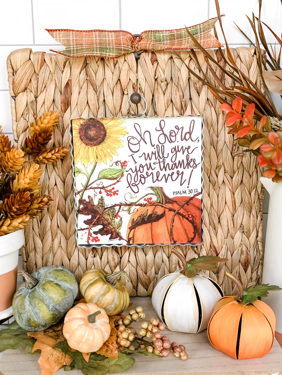 The Round Top Collection - Mini Thanks Forever, Psalm 30:12 Print