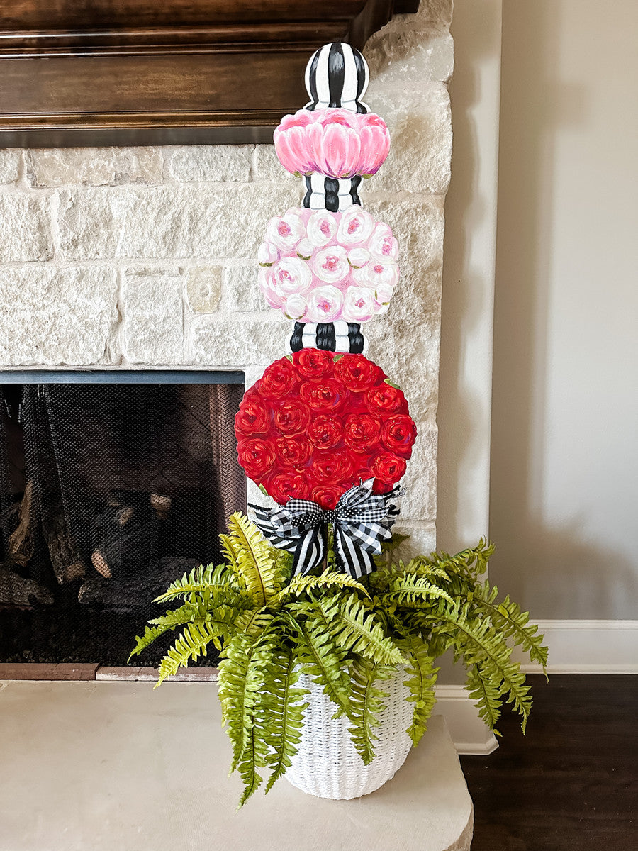 The Round Top Collection - Elegant Floral Topiary