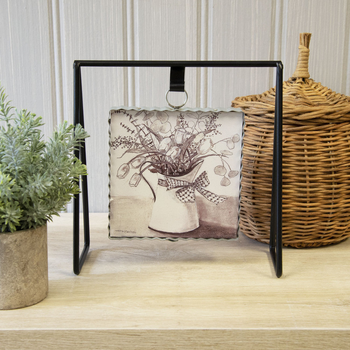 The Round Top Collection - Gallery Art Stand, Black