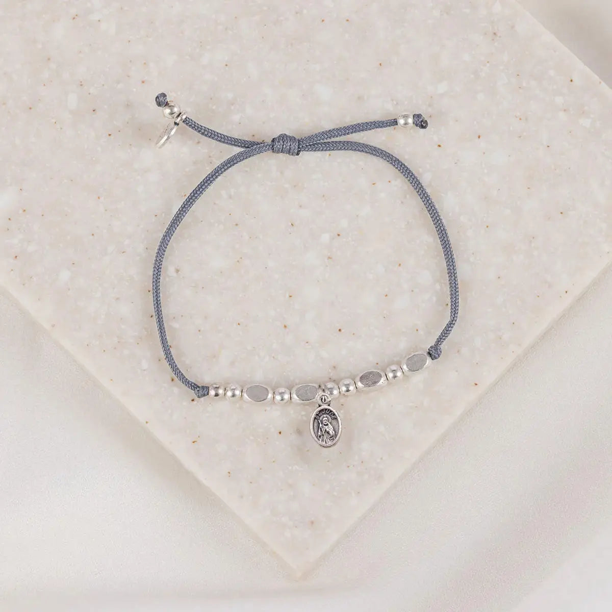 My Saint My Hero - The Little Saints - St. Jude Bracelet (Silver)