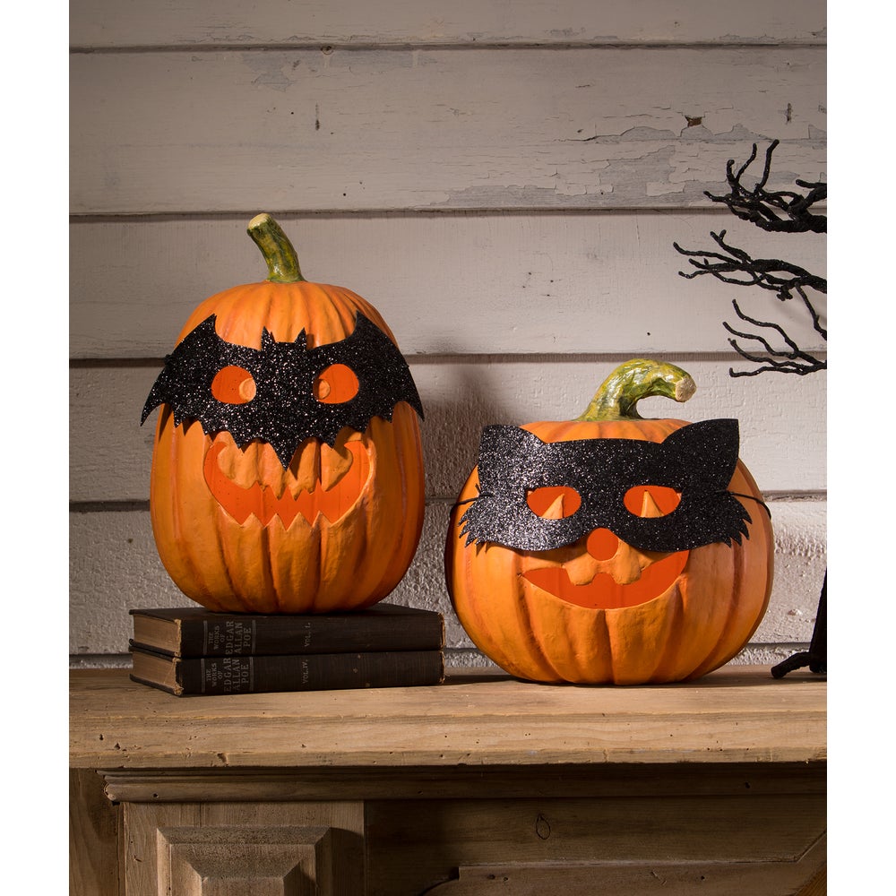 Bethany Lowe - Bat Masquerade Pumpkin