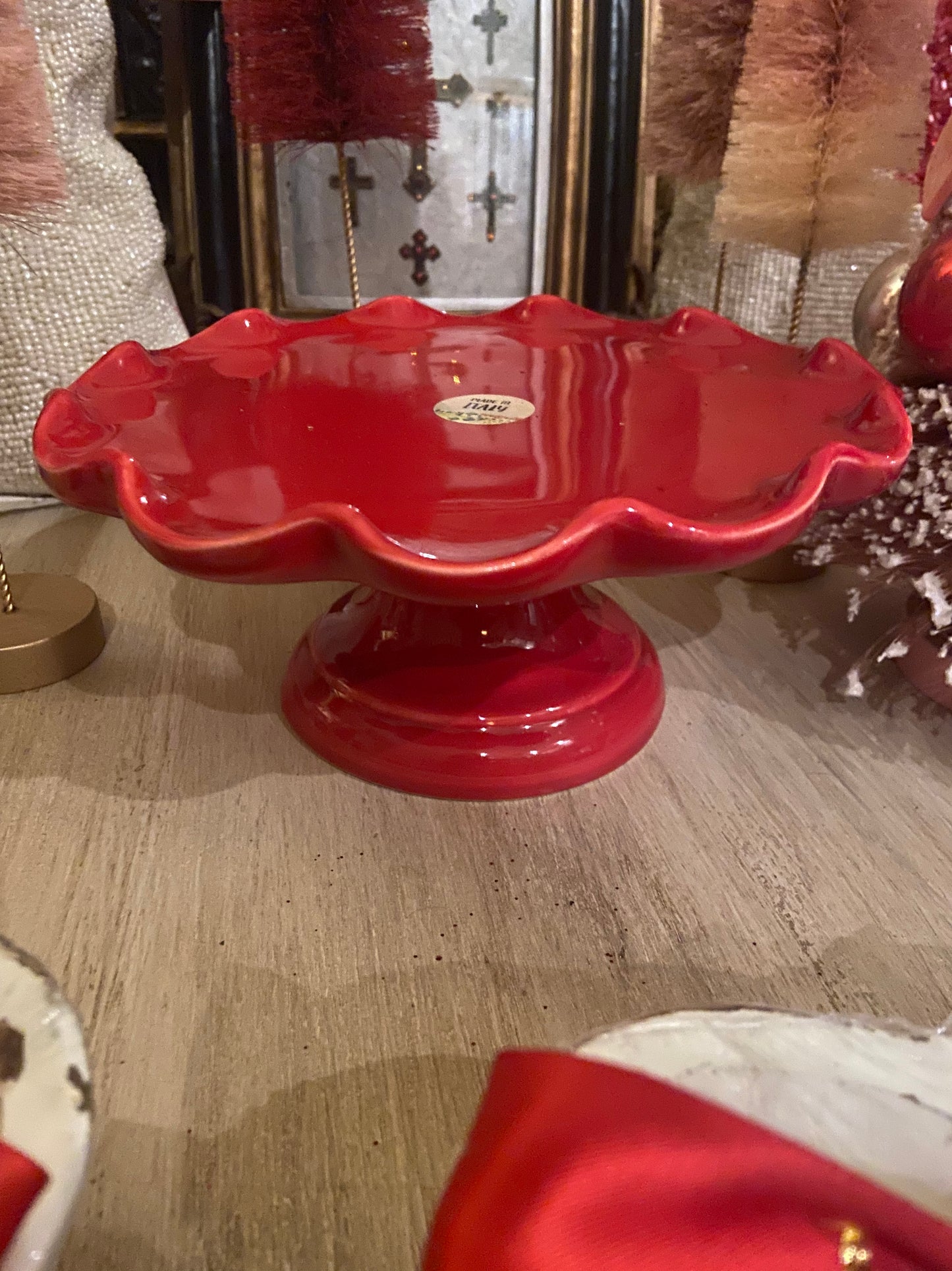 Red Pedestal