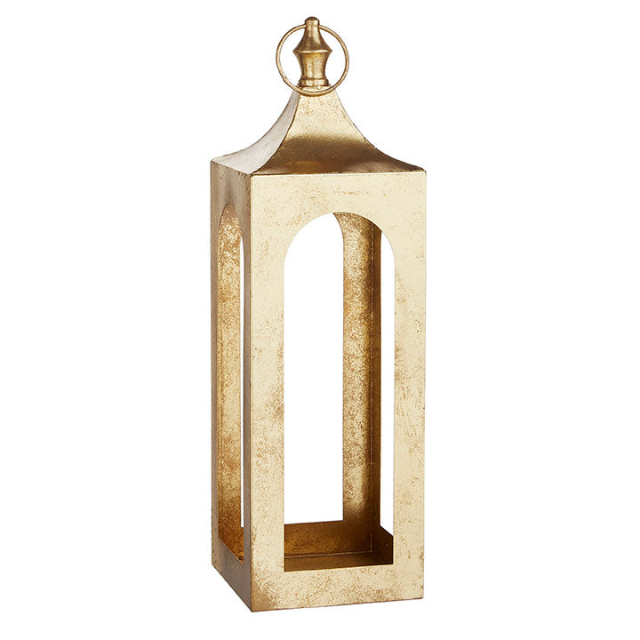 RAZ - 21.25" GOLD LANTERN