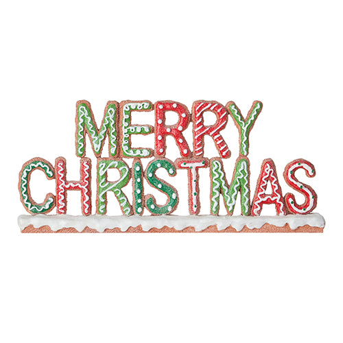 RAZ - 11" MERRY CHRISTMAS WORD ART