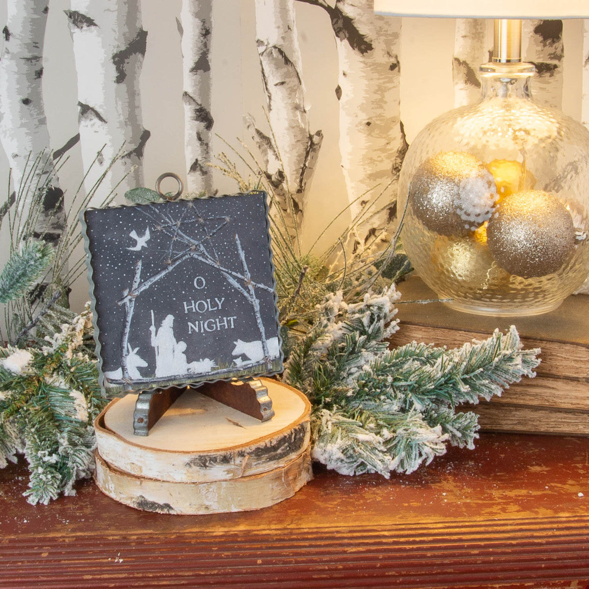The Round Top Collection - Mini O' Holy Night" Nativity Print