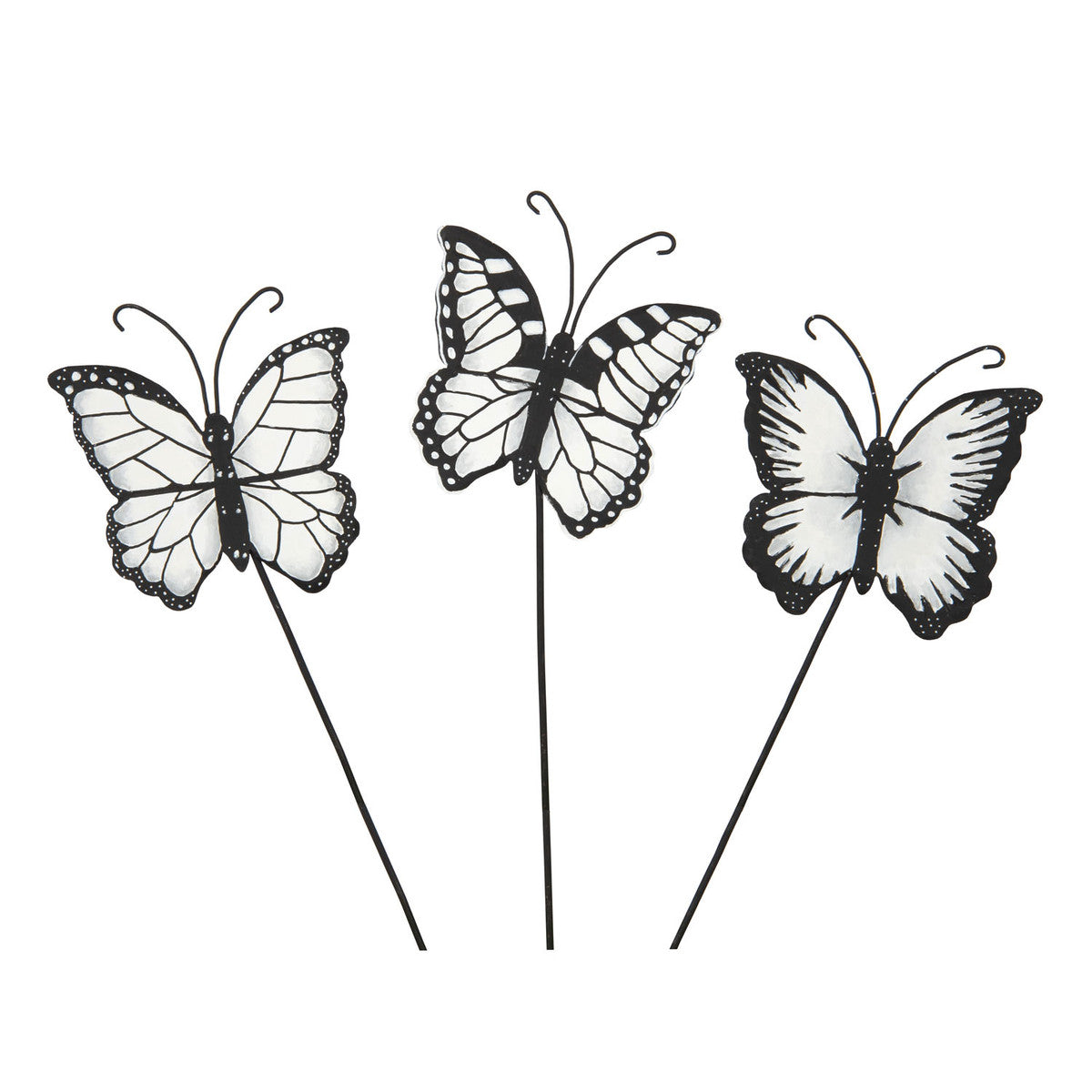 The Round Top Collection - Mini Monochromatic Butterfly (Set of 3)