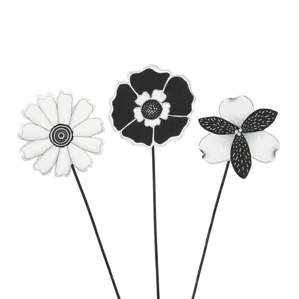 The Round Top Collection - Mini Monochromatic Flowers (Set of 3)