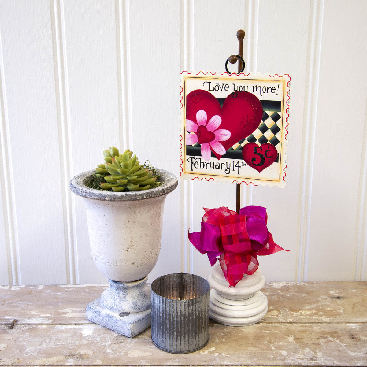 The Round Top Collection - Mini Love Stamp Charm