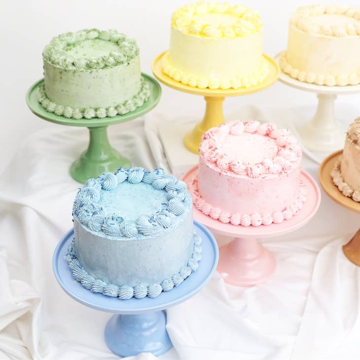Joyeux Company - Melamine Cake Stand- Daisy Yellow