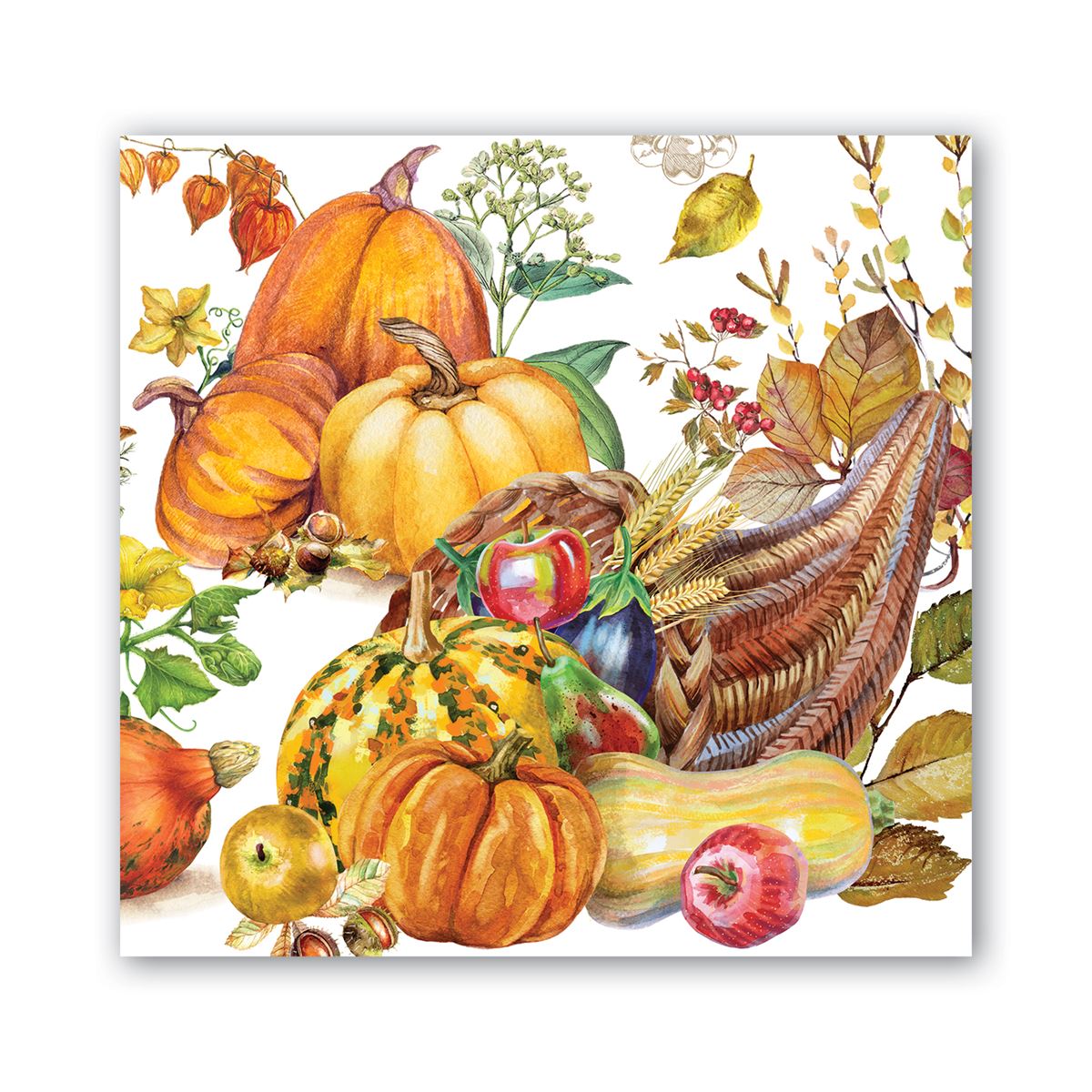 Michel Design Works - Pumpkin Prize Cocktail Napkin