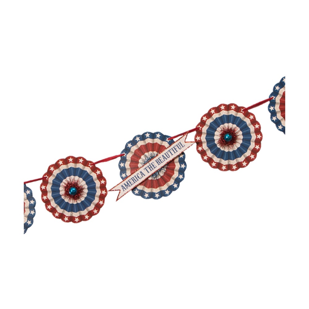 Bethany Lowe - America the Beautiful Garland