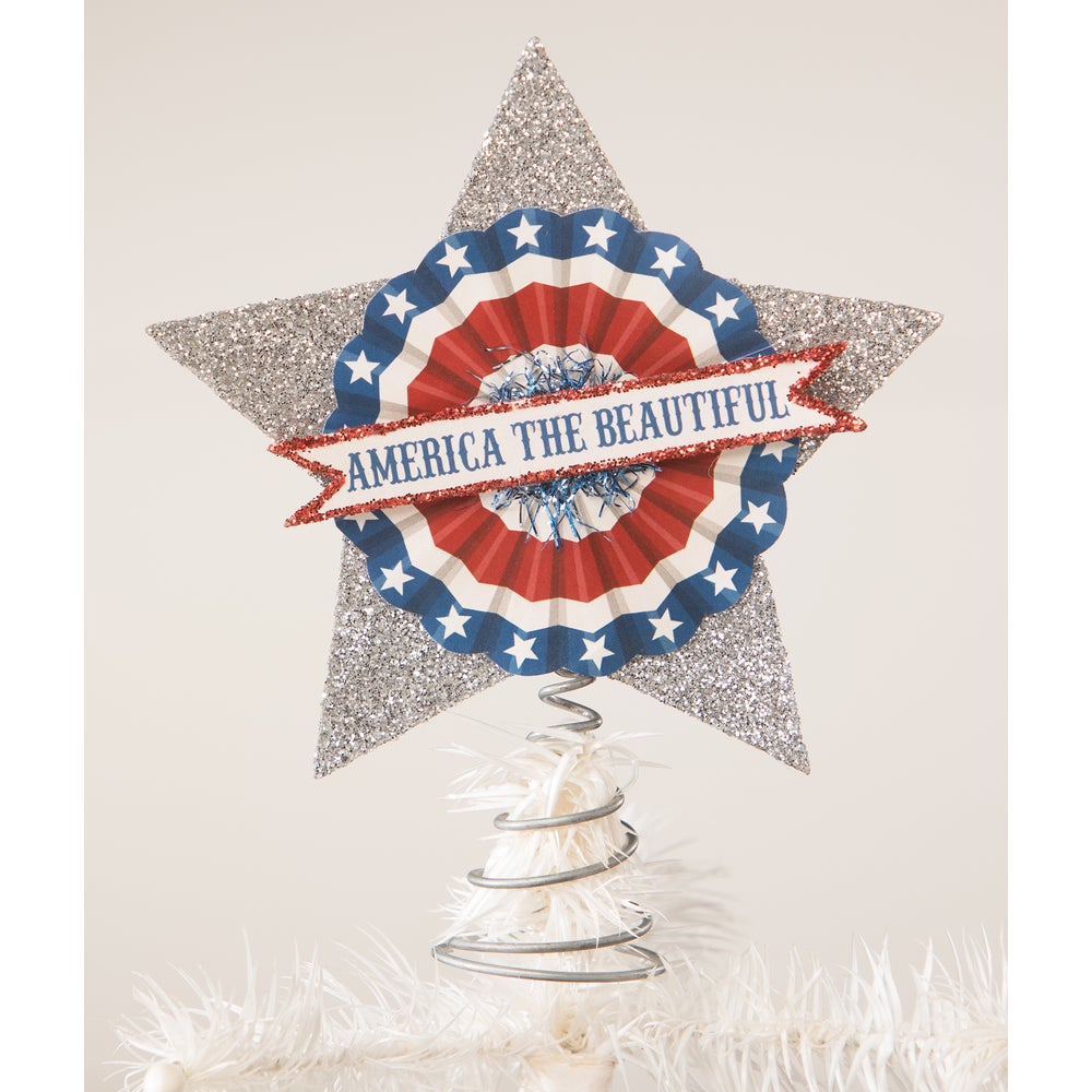 Bethany Lowe - America the Beautiful Tree Topper