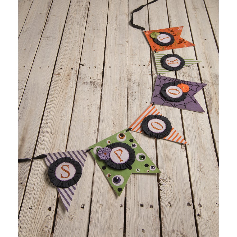 Bethany Lowe - Spooky Pennant Garland