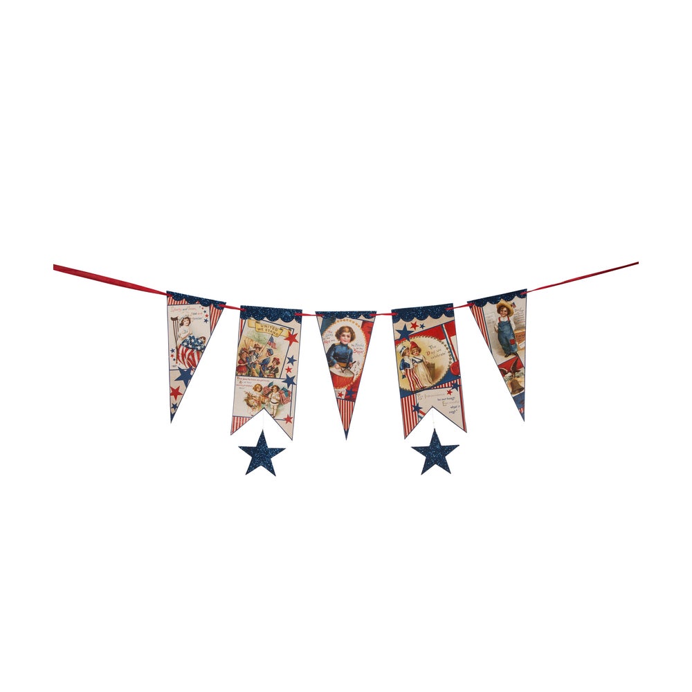 Bethany Lowe - Americana Star Garland