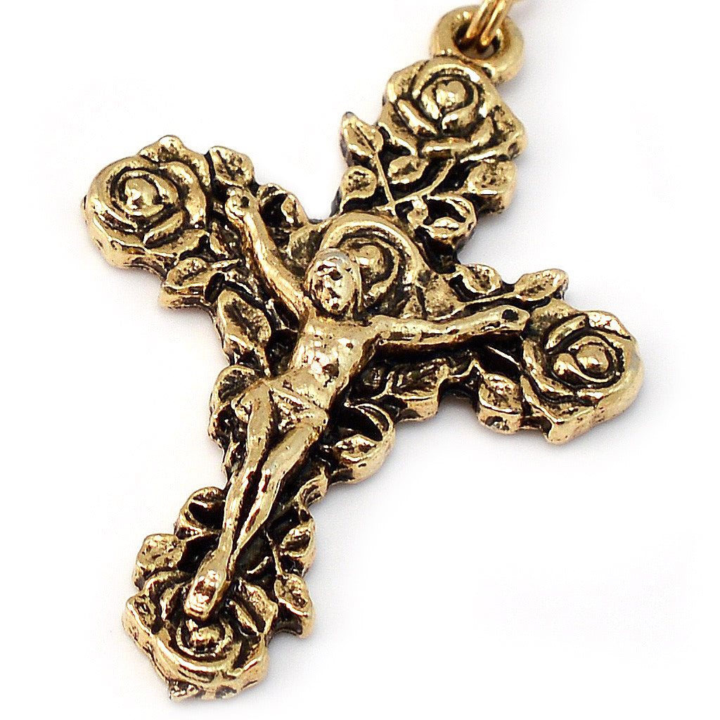 GHIRELLI - MARY'S MOTHERLY LOVE COLLECTION BLUE & GOLD ROSARY