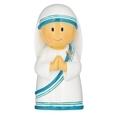 3"H ST TERESA OF CALCUTTA FIGURE; LITTLE PATRONS