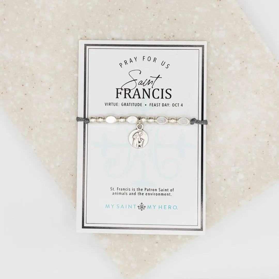 My Saint My Hero - The Little Saints - Saint Francis Bracelet (Gold))