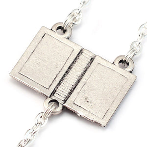 GHIRELLI - HOLY COMMUNION BOOK OF LIFE SILVER & GLASS ROSARY