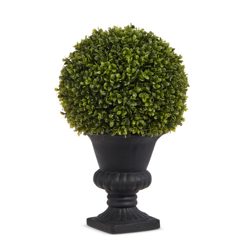 RAZ - 16" POTTED BOXWOOD TOPIARY
