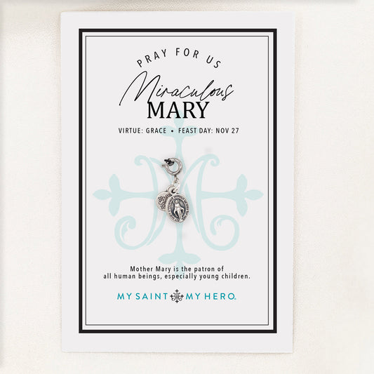My Saint My Hero - Miraculous Mary 10MM Silver