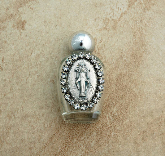Holy Water Bottle with Crystals