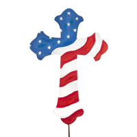 The Round Top Collection - American Flag Cross