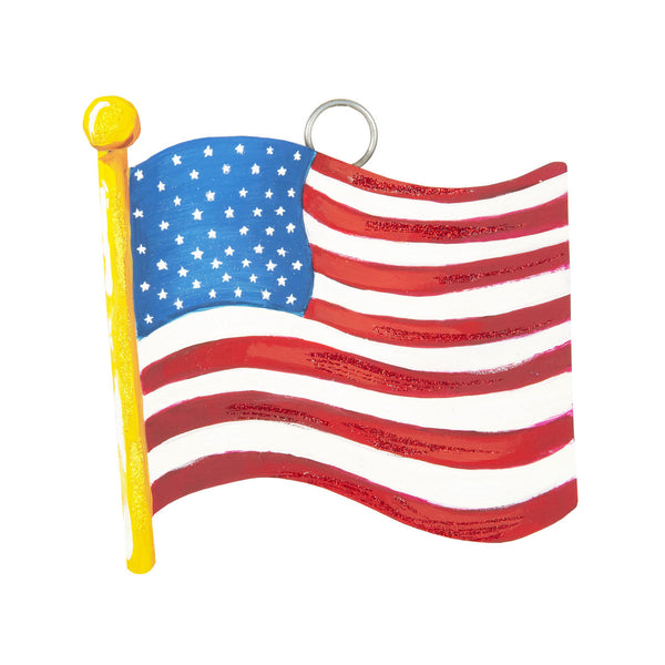 The Round Top Collection- Mini Waving Flag Charm