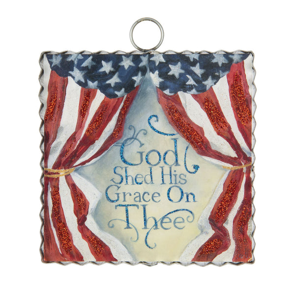 The Round Top Collection - Mini Shed His Grace Print