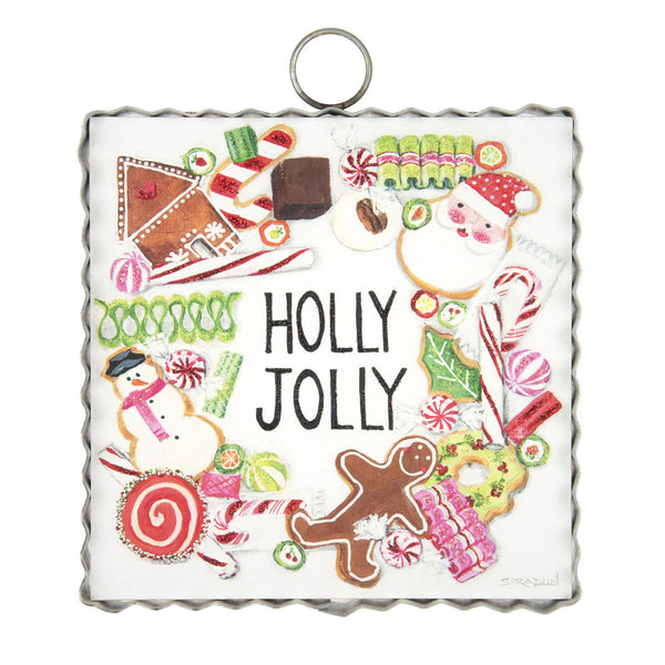 The Round Top Collection - Mini Holly Jolly Wreath Print
