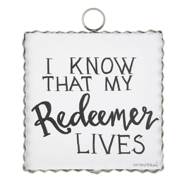 The Round Top Collection - Mini "My Redeemer Lives" Print