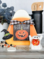 The Round Top Collection - Mini "Trick or Treat" Jack-o-Lantern Print
