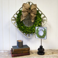 The Round Top Collection - Mini Boxwood Wreath Print