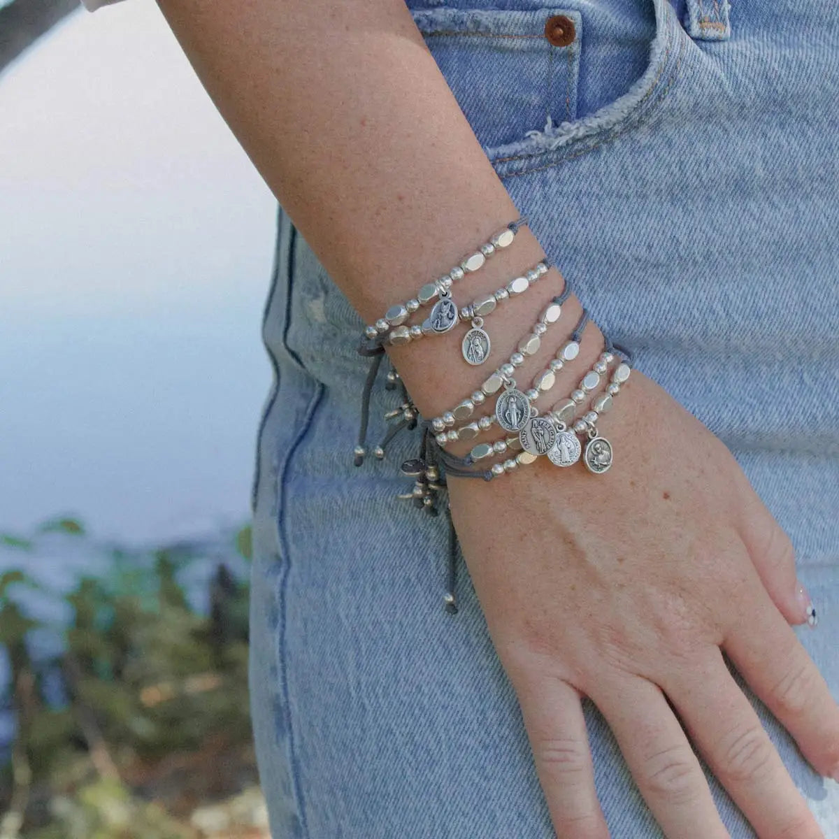 My Saint My Hero - The Little Saints - Saint Francis Bracelet (Silver)