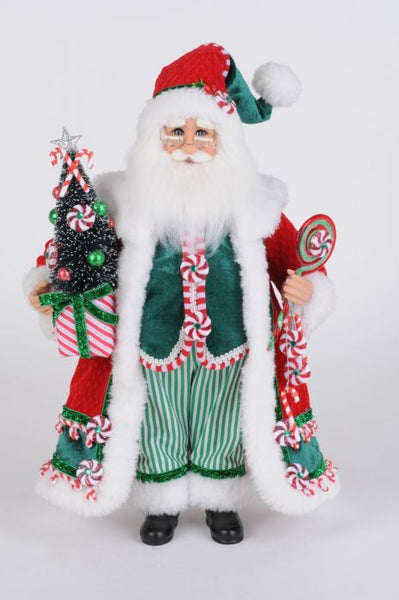 Karen Didion - Peppermint Swirl Santa