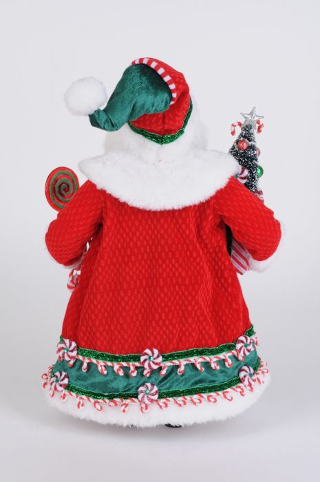 Karen Didion - Peppermint Swirl Santa