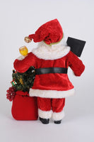 Karen Didion - Lighted "Season to Wine" Santa