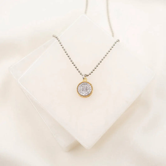 My Saint My Hero - First Holy Communion Necklace - Silver