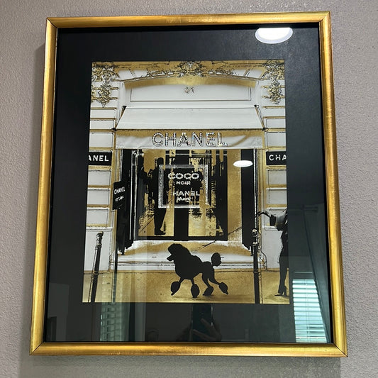 Visser - CHANEL STORE FRONT W/CRYSTALS 22X26 PICTURE