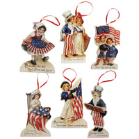 Bethany Lowe - AMERICANA DIE CUT ORNAMENT (Six Styles To Choose From)